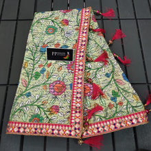 Load image into Gallery viewer, Georgette Kalamkari Lehenga Dupatta - Sheetal Fashionzz