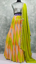 Load image into Gallery viewer, Crushed Silk Crop top Lehenga Set - Sheetal Fashionzz