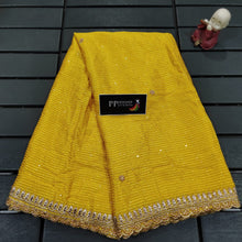 Load image into Gallery viewer, Georgette striped conceptive sequin zari work Lehenga Dupatta - Sheetal Fashionzz