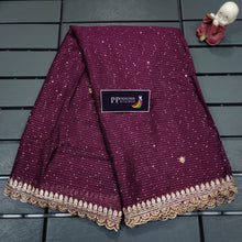 Load image into Gallery viewer, Georgette striped conceptive sequin zari work Lehenga Dupatta - Sheetal Fashionzz