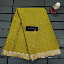 Load image into Gallery viewer, Georgette striped conceptive sequin zari work Lehenga Dupatta - Sheetal Fashionzz