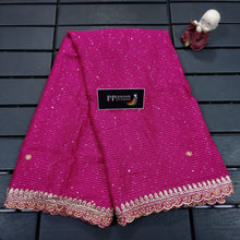 Load image into Gallery viewer, Georgette striped conceptive sequin zari work Lehenga Dupatta - Sheetal Fashionzz