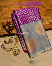 Load image into Gallery viewer, Vk Sarees Royal Banarasi Tissue Saree - Sheetal Fashionzz