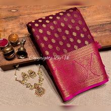 Load image into Gallery viewer, Vk Sarees Dupion Silk with Copper Zari - Sheetal Fashionzz