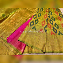 Load image into Gallery viewer, Vk Sarees FEATHER SILK WITH IKKAT WEAVING - Sheetal Fashionzz