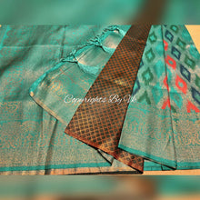 Load image into Gallery viewer, Vk Sarees FEATHER SILK WITH IKKAT WEAVING - Sheetal Fashionzz