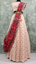 Load image into Gallery viewer, Handloom Georgette lehenga with sequence butta - Sheetal Fashionzz