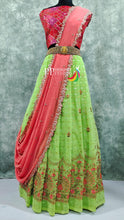 Load image into Gallery viewer, PURE Handloom Georgette lehenga - Sheetal Fashionzz