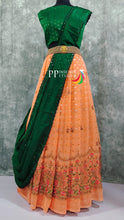 Load image into Gallery viewer, PURE Handloom Georgette lehenga - Sheetal Fashionzz