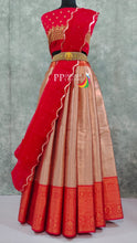 Load image into Gallery viewer, Gorgeous Kanchipuram Lehenga/Crop top lehenga - Sheetal Fashionzz