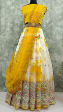 Load image into Gallery viewer, Pure Handloom Banarasi Organza Lehenga/Crop top Lehenga - Sheetal Fashionzz