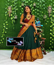 Load image into Gallery viewer, Sparkle wings Narayanapet lehanga - Sheetal Fashionzz