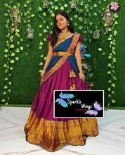 Load image into Gallery viewer, Sparkle wings Narayanapet lehanga - Sheetal Fashionzz