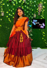 Load image into Gallery viewer, Sparkle wings Narayanapet lehanga - Sheetal Fashionzz