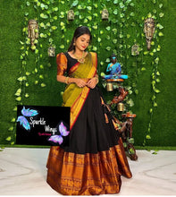 Load image into Gallery viewer, Sparkle wings Narayanapet lehanga - Sheetal Fashionzz