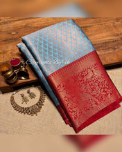 Load image into Gallery viewer, Vk Creations Royal Banarasi Tissue Sarees - Sheetal Fashionzz