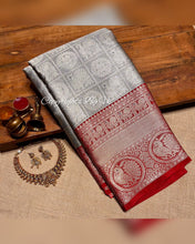 Load image into Gallery viewer, Vk Creations Royal Banarasi Tissue Sarees - Sheetal Fashionzz