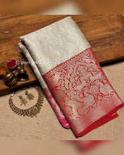 Load image into Gallery viewer, Vk Creations Royal Banarasi Tissue Sarees - Sheetal Fashionzz