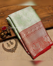 Load image into Gallery viewer, Vk Creations Royal Banarasi Tissue Sarees - Sheetal Fashionzz