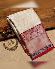 Load image into Gallery viewer, Vk Creations Royal Banarasi Tissue Sarees - Sheetal Fashionzz