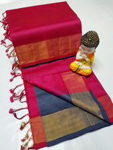 Load image into Gallery viewer, TRIPURA HALF N HALF HANDLOOM SILK SAREES - Sheetal Fashionzz