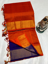 Load image into Gallery viewer, TRIPURA HALF N HALF HANDLOOM SILK SAREES - Sheetal Fashionzz