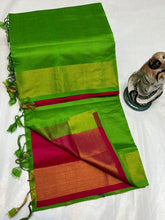 Load image into Gallery viewer, TRIPURA HALF N HALF HANDLOOM SILK SAREES - Sheetal Fashionzz