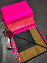 Load image into Gallery viewer, TRIPURA HALF N HALF HANDLOOM SILK SAREES - Sheetal Fashionzz