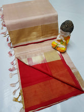Load image into Gallery viewer, TRIPURA HALF N HALF HANDLOOM SILK SAREES - Sheetal Fashionzz