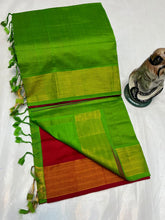 Load image into Gallery viewer, TRIPURA HALF N HALF HANDLOOM SILK SAREES - Sheetal Fashionzz