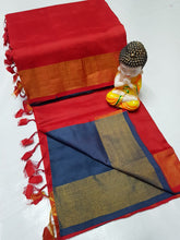Load image into Gallery viewer, TRIPURA HALF N HALF HANDLOOM SILK SAREES - Sheetal Fashionzz
