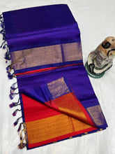 Load image into Gallery viewer, TRIPURA HALF N HALF HANDLOOM SILK SAREES - Sheetal Fashionzz