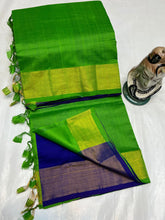 Load image into Gallery viewer, TRIPURA HALF N HALF HANDLOOM SILK SAREES - Sheetal Fashionzz