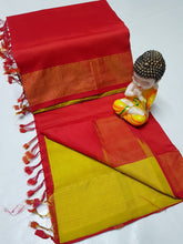 Load image into Gallery viewer, TRIPURA HALF N HALF HANDLOOM SILK SAREES - Sheetal Fashionzz