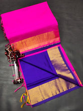 Load image into Gallery viewer, TRIPURA HALF N HALF HANDLOOM SILK SAREES - Sheetal Fashionzz