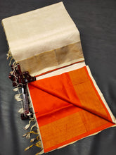 Load image into Gallery viewer, TRIPURA HALF N HALF HANDLOOM SILK SAREES - Sheetal Fashionzz