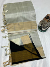 Load image into Gallery viewer, TRIPURA HALF N HALF HANDLOOM SILK SAREES - Sheetal Fashionzz