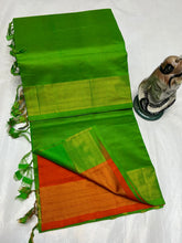 Load image into Gallery viewer, TRIPURA HALF N HALF HANDLOOM SILK SAREES - Sheetal Fashionzz
