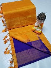Load image into Gallery viewer, TRIPURA HALF N HALF HANDLOOM SILK SAREES - Sheetal Fashionzz