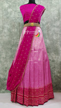 Load image into Gallery viewer, PURE Handloom Kubera pattu lehenga