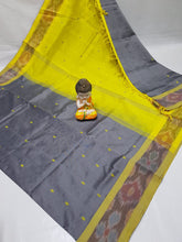 Load image into Gallery viewer, Tripura Silk with pochampalli border in Nakshatra Buta sarees - Sheetal Fashionzz