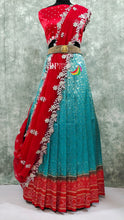 Load image into Gallery viewer, PURE Handloom Kubera pattu lehenga