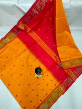 Load image into Gallery viewer, Tripura Silk with pochampalli border in Nakshatra Buta sarees - Sheetal Fashionzz