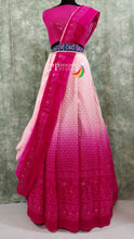 Load image into Gallery viewer, Pure Handloom Georgette lehenga with sequence work