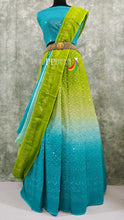 Load image into Gallery viewer, Pure Handloom Georgette lehenga with sequence work