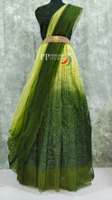 Load image into Gallery viewer, Pure Handloom Georgette lehenga with sequence work