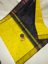 Load image into Gallery viewer, Tripura Silk with pochampalli border in Nakshatra Buta sarees - Sheetal Fashionzz