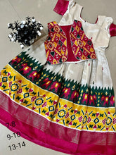 Load image into Gallery viewer, Bhagalpuri kids long frock with coat