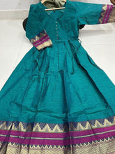 Load image into Gallery viewer, TRADITIONAL NARAYANPET COTTON LONG FROCK GOWNS