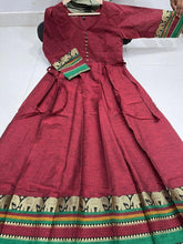 Load image into Gallery viewer, TRADITIONAL NARAYANPET COTTON LONG FROCK GOWNS